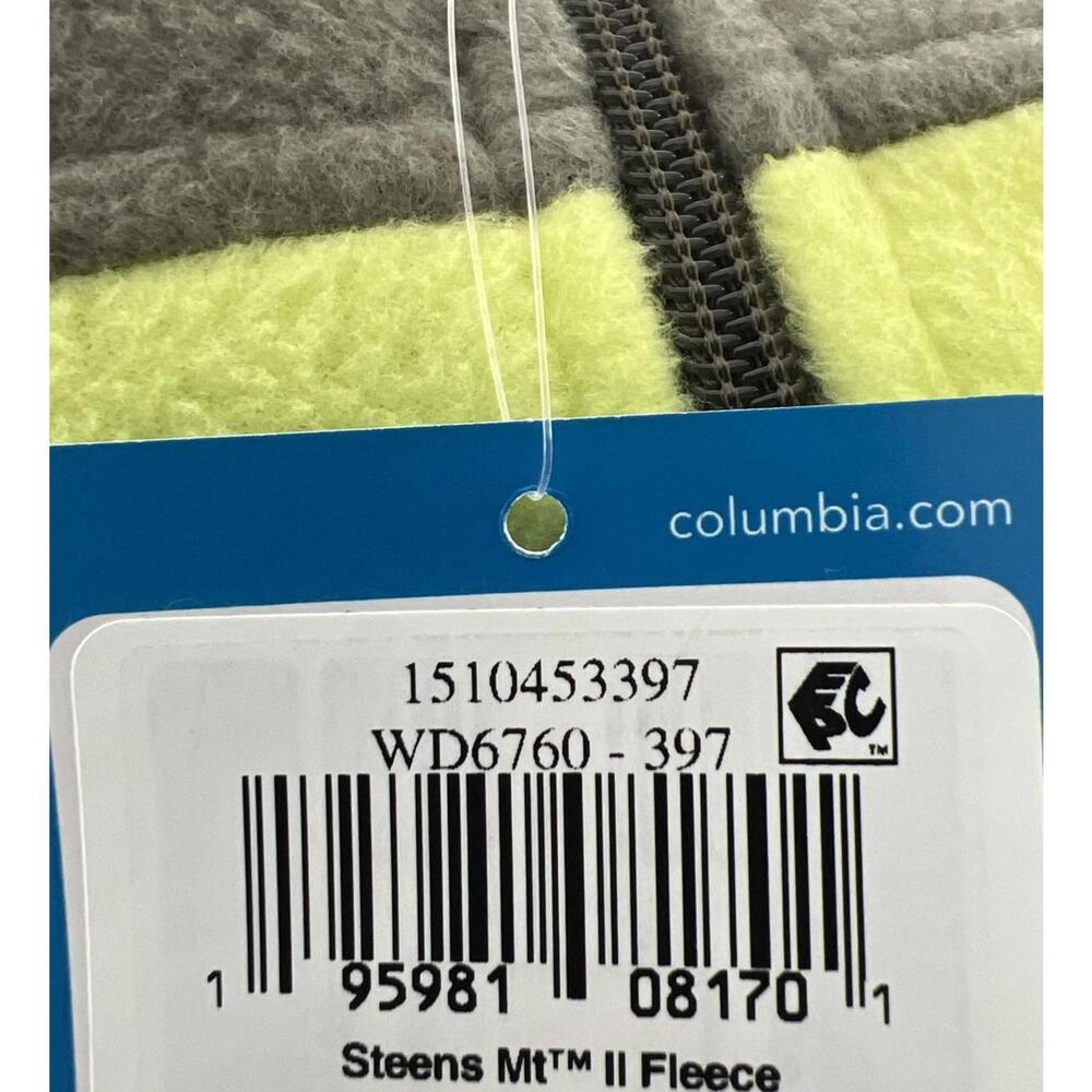 Columbia Baby Boy  Steens Mtn Color Block  Fleece Jacket Size 3T NEW - Picture 4 of 4